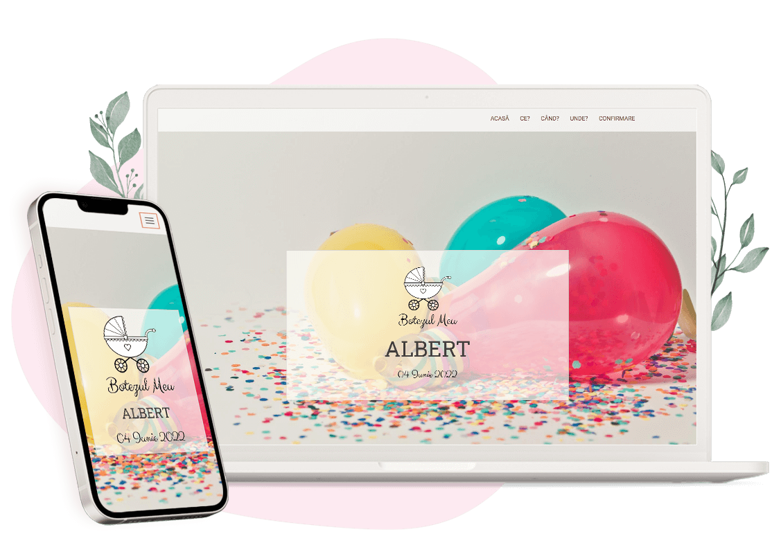 Model invitatie online de Botez: Future