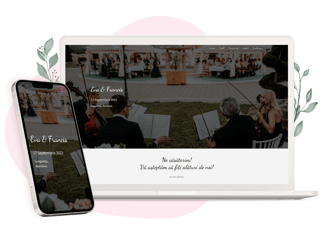 Model invitatie online de Nuntă: Best friends forever