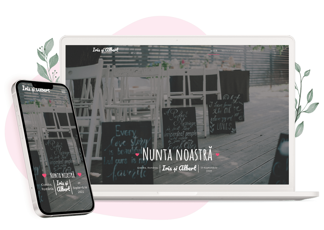 Model invitatie online de Nuntă: Innocent